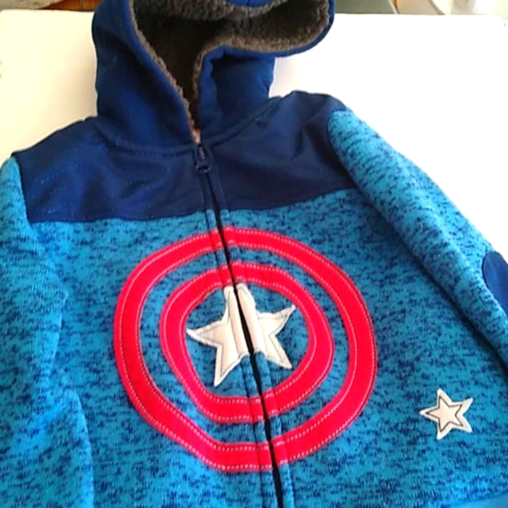 3/$15 Marvel Captain America 3T toddler jacket